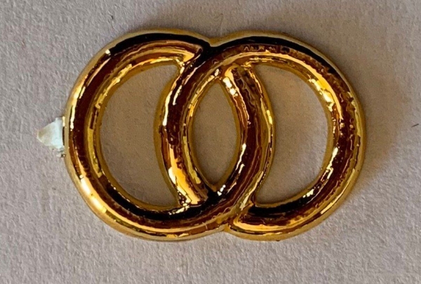 Eheringe zweifach, gold (2cm)